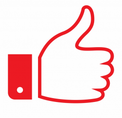 It\'s War - Red Thumbs Up Clipart | Transparent PNG Download ...
