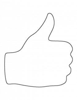 Thumbs Up Pattern | Thumbs up drawing, Outline drawings, Pattern