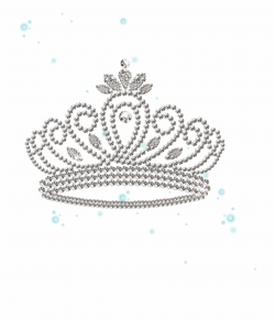 Mq Silver Glitter Crown Tiara Crown - Clip Art Library
