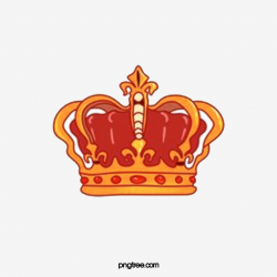 Red Crown Material, Crown Clipart, Red Crown, Golden Crown ...
