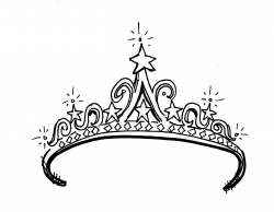 Tiara clipart black and white 4 » Clipart Station