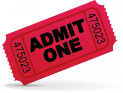 Admit one tickets clipart clipart images gallery for free ...