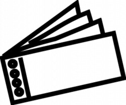 Free Movie Ticket Clipart Black And White, Download Free ...