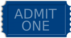 Blue Ticket Clip Art at Clker.com - vector clip art online ...