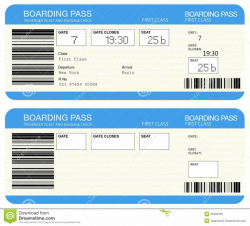 blank plane ticket clipart clipart kid | Passenger tickets ...