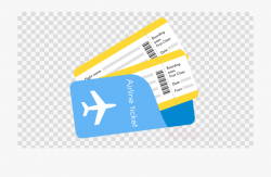 Airplane Yellow Transparent Image - Clipart Boarding Pass ...