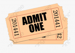 Yellow Movie Ticket - Movie Ticket Clipart Png #40132 - Free ...