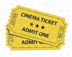 Old cinema tickets Vector Image – Vector illustration of ...