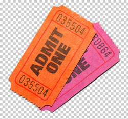 Ticket Stock photography Cinema Film, tickets, orange and ...