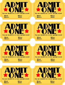 013 Template Ideas Movie Ticket Invitation Free Printable ...