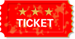 Red ticket clip art at clker vector clip art - Clipartix