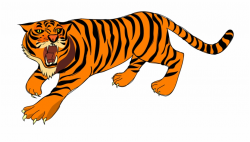 Tiger Angry Defense Stripes Png Image - Tiger Clipart Free PNG ...