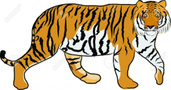 Cartoon Tiger Clipart Niml Jungle - Clipart1001 - Free Cliparts