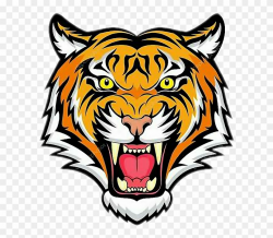 Clipart Tiger Roaring - Tiger Head - Png Download (#672891) - PinClipart