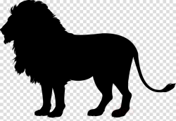 Lion, Tiger, Silhouette, transparent png image & clipart free download