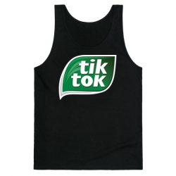 TikTok Tic Tac Parody Logo Tank Top | LookHUMAN