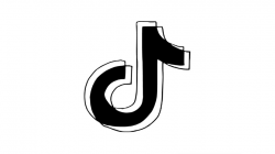 How to draw Tik Tok logo pencil drawing step by step