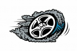 Tire burnout clipart 2 » Clipart Portal