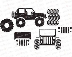 Jeep SVG - Jeeping SVG - Jeep SVG File - Off Roading Mud ...