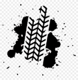 Tires Clipart Tread Marks - Mud Tire Tracks Clipart, HD Png ...
