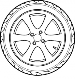 Car Tire Coloring Pages | Car, Coloring pages, Rims for cars