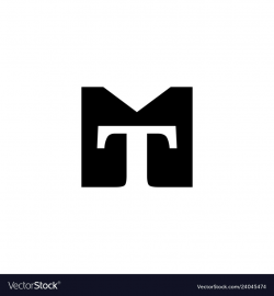 Tm mt logo initial monogram icon