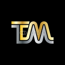 Initial Letter TM Linked Design Logo | Buy Photos | AP ...