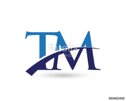 TM Logo Letter Swoosh\