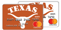 Texas Longhorns Fancard Prepaid Mastercard® | myFancard.com