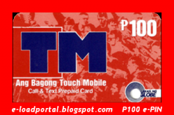 E-Load Portal: Touch Mobile (TM) P100 e-Pin