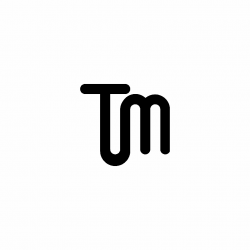 TM letter logo vector | Letter logo, Logos design, Lettering