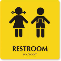 Free school bathroom sign clipart - ClipartFox in 2019 ...