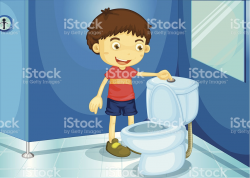 Flush toilet clipart 9 » Clipart Station