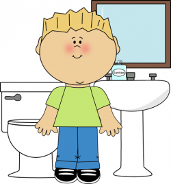 Bathroom Cartoon clipart - Illustration, Child, Yellow ...