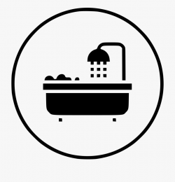 Shower Bath Bathing Tub Bathroom Hotel Room Svg Png - Shower ...