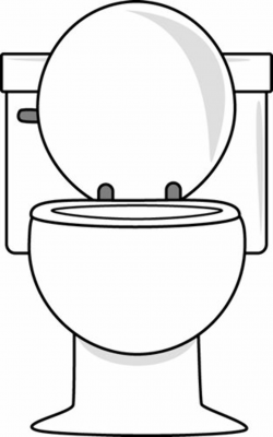 Free Toilet Clipart Black And White, Download Free Clip Art ...