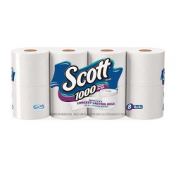 1000-Sheet Bath Tissue 8 Rolls