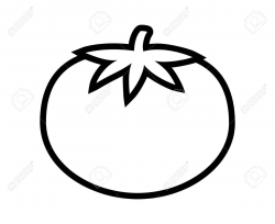 Tomato Clipart Black And White | Free download best Tomato ...
