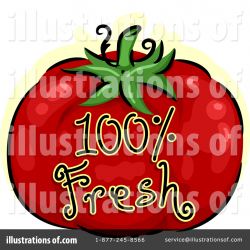 Tomato Clipart #1498371 - Illustration by BNP Design Studio