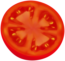 Circle Sliced Tomato PNG Clip Art Image | Gallery ...