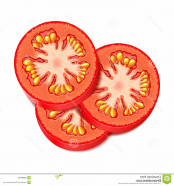 Cherry Tomato Clipart sliced tomato 11 - 1560 X 1668 Free ...