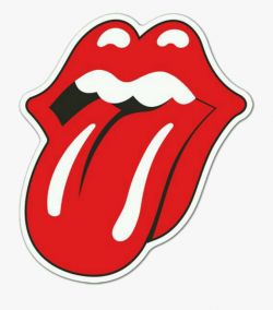 Tongue Rock Clipart - Tongue Rolling Stones , Transparent ...