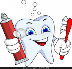 Cartoon Tooth Clipart