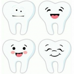 Silhouette Design Store: 4 happy teeth | Tooth pillow, Tooth ...
