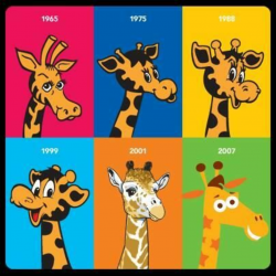 Variations of Geoffrey the Giraffe - the Toys R Us mascot ...