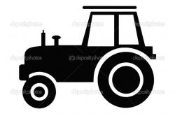 52+ Tractor Clipart Black And White | ClipartLook