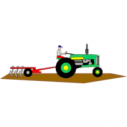 Tractor & Plow clipart, cliparts of Tractor & Plow free download ...