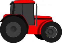 Red Tractor Clip Art at Clker.com - vector clip art online, royalty ...