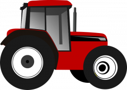 Red Tractor Clip Art at Clker.com - vector clip art online, royalty ...