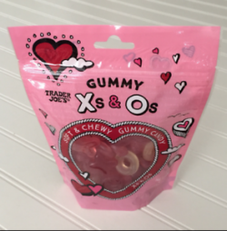 Details about 2-Pack Trader Joe\'s Gummy Candy X\'s and O\'s Valentine\'s Day  14oz. Two Bags Lot